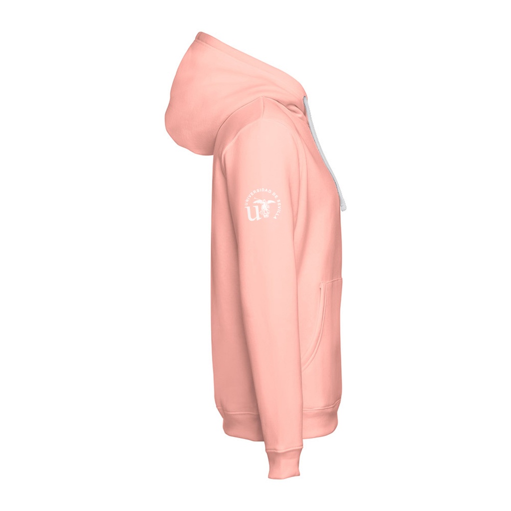 Sudadera 1505 Bicolor Salmón