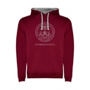Sudadera Capucha Granate