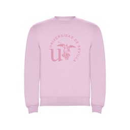 Sudadera Basic Rosa