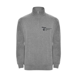 Sudadera US Cremallera Gris