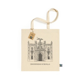 [US6393CR] Totebag US Fachada Comercio Justo