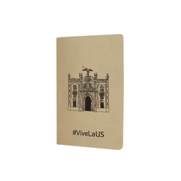[US52561KR] Libreta US Cosida A5 #viveLaUS Kraft