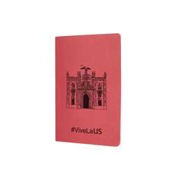 [US39509RO] Libreta US Cosida A5 #viveLaUS Roja