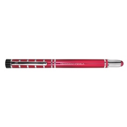 [US436RO] Bolígrafo Metálico Tapa US Rojo