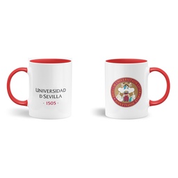 [US3894RO] Taza US Bicolor Sello