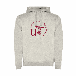 Sudadera US Capucha Blanco Ceniza