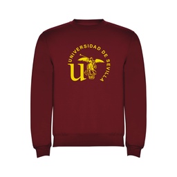Sudadera Basic Granate